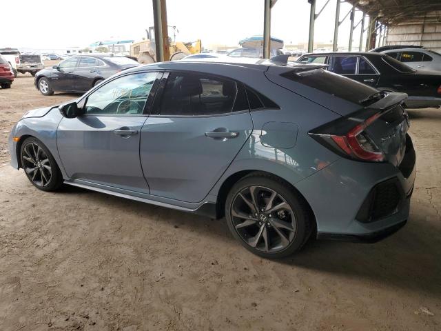 SHHFK7H48KU414585 - 2019 HONDA CIVIC SPORT 蓝色 照片 2