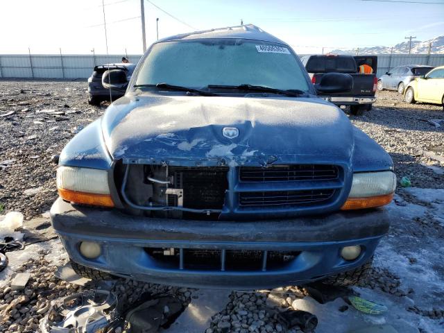 1B7HG38N12S614594 - 2002 DODGE DAKOTA QUAD SPORT BLUE photo 5