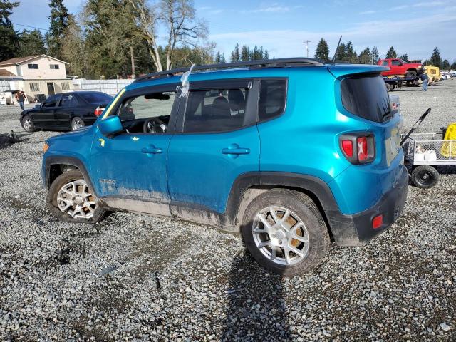 ZACNJABB4KPK67207 - 2019 JEEP RENEGADE LATITUDE TEAL photo 2