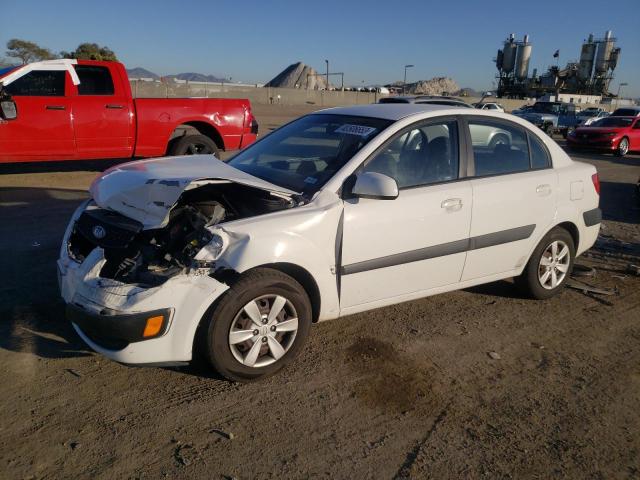 KNADE223596504699 - 2009 KIA RIO BASE WHITE photo 1