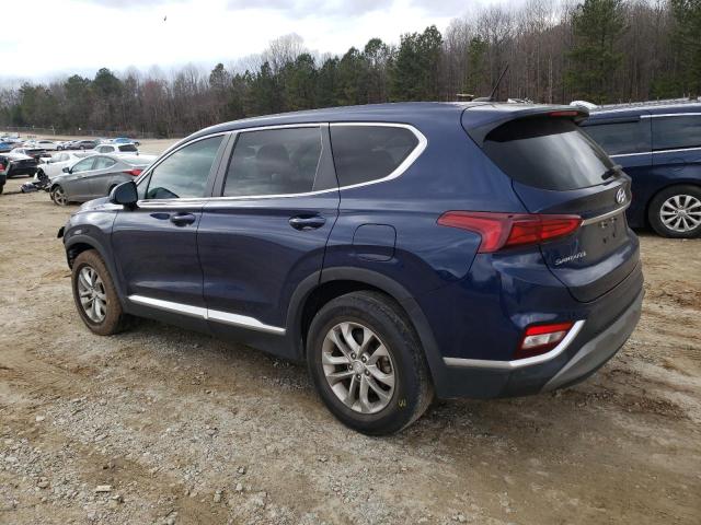 5NMS23AD2KH032179 - 2019 HYUNDAI SANTA FE SE BLUE photo 2