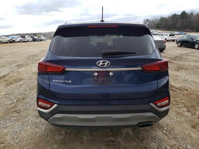 5NMS23AD2KH032179 - 2019 HYUNDAI SANTA FE SE BLUE photo 6