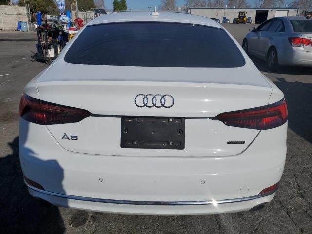 WAUCNCF58KA055745 - 2019 AUDI A5 PRESTIGE WHITE photo 6