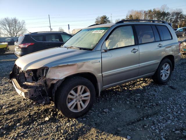 JTEGW21A270018442 - 2007 TOYOTA HIGHLANDER HYBRID TAN photo 1