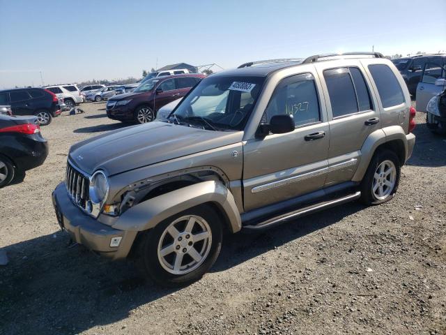 1J4GL58K77W696138 - 2007 JEEP LIBERTY LIMITED GOLD photo 1