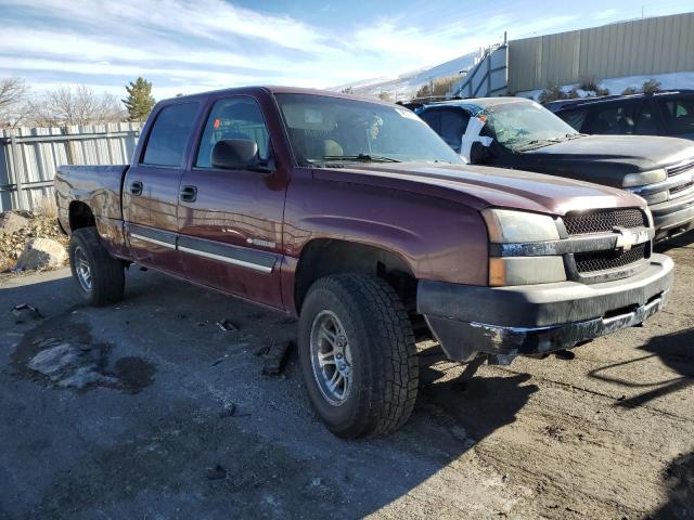 1GCGK13U63F153934 - 2003 CHEVROLET silverado K1500 HEAVY DUTY MAROON photo 4