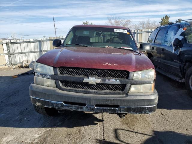 1GCGK13U63F153934 - 2003 CHEVROLET silverado K1500 HEAVY DUTY MAROON photo 5