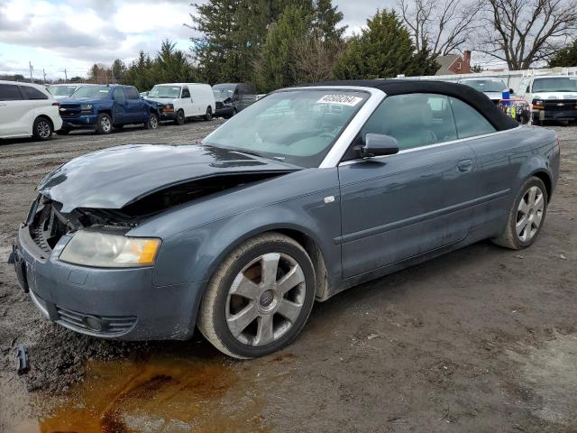 WAUDT48H55K015774 - 2005 AUDI A4 QUATTRO CABRIOLET GRAY photo 1