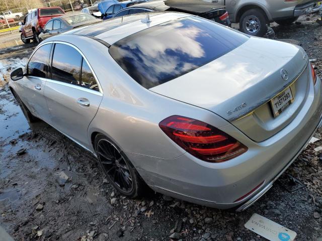 WDDUG6EB8JA358961 - 2018 MERCEDES-BENZ S 450 4MATIC SILVER photo 2