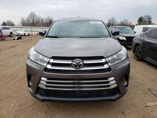 5TDDZRFH7KS708139 - 2019 TOYOTA HIGHLANDER LIMITED GRAY photo 5