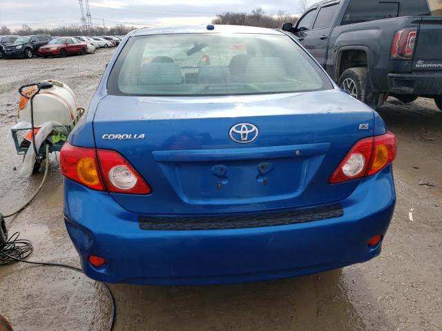 JTDBL40E199023508 - 2009 TOYOTA COROLLA BASE BLUE photo 6