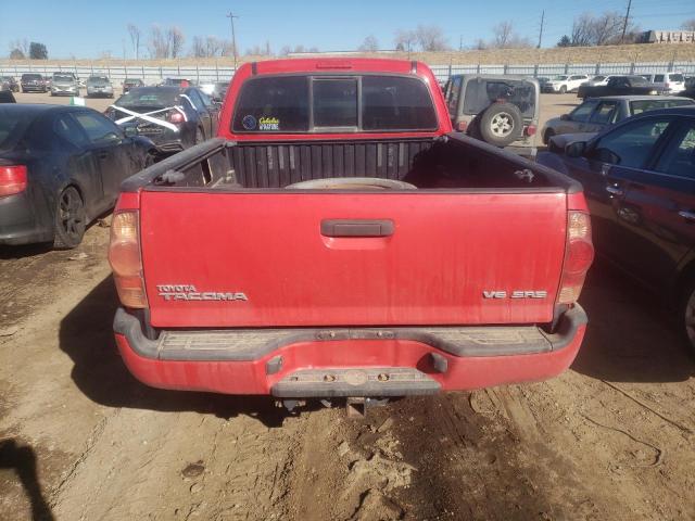 5TEUU42N38Z539679 - 2008 TOYOTA TACOMA ACCESS CAB წითელი ფოტო 6