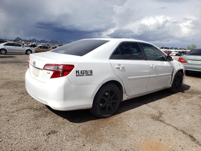 4T4BF1FK9DR275999 - 2013 TOYOTA CAMRY L WHITE photo 3