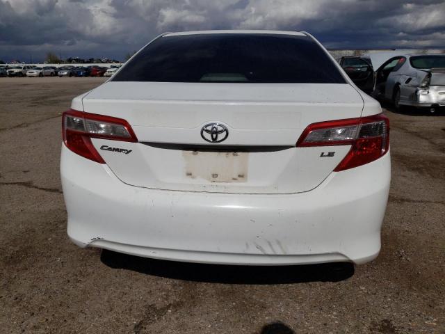 4T4BF1FK9DR275999 - 2013 TOYOTA CAMRY L WHITE photo 6