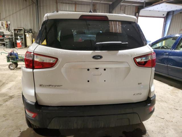 MAJ6P1UL4JC204869 - 2018 FORD ECOSPORT SE WHITE photo 6