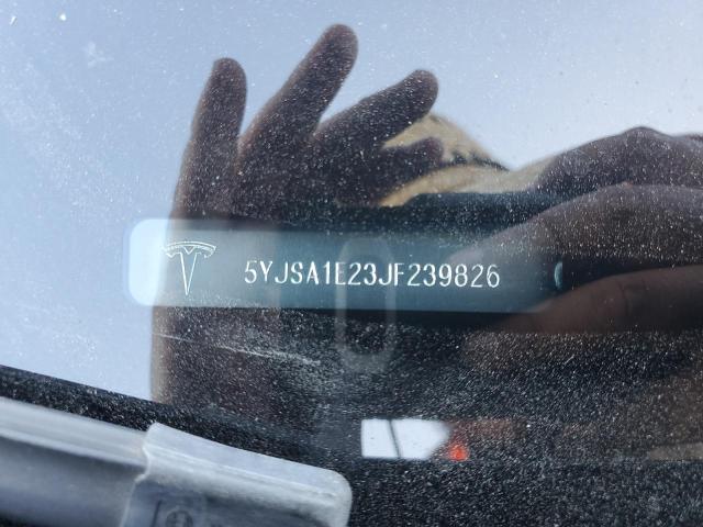 5YJSA1E23JF239826 - 2018 TESLA MODEL S CHARCOAL photo 12