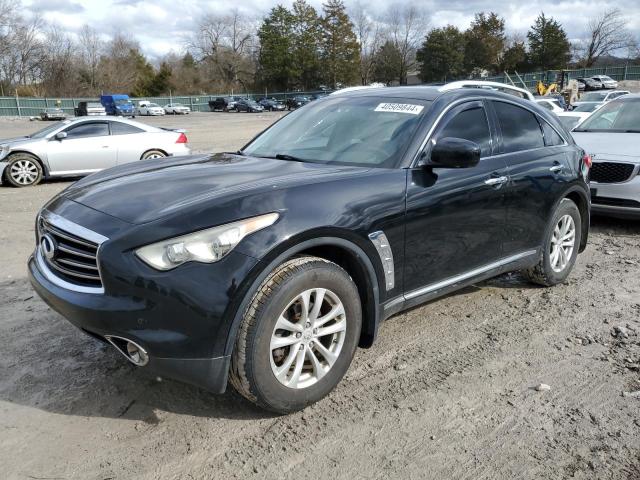 JN8AS1MW8CM151320 - 2012 INFINITI FX35 BLACK photo 1