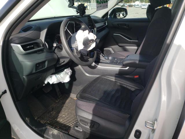 5TDCZRBH7LS008446 - 2020 TOYOTA HIGHLANDER L WHITE photo 7