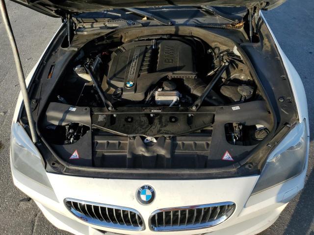 WBA6A0C54DDZ03262 - 2013 BMW 640 I WHITE photo 11