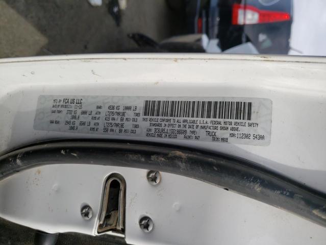 3C6UR5JL1GG186609 - 2016 RAM 2500 SLT 白色 照片 12