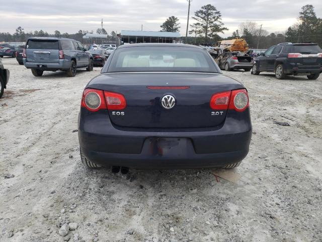 WVWBA71F38V055641 - 2008 VOLKSWAGEN EOS TURBO BLUE photo 6