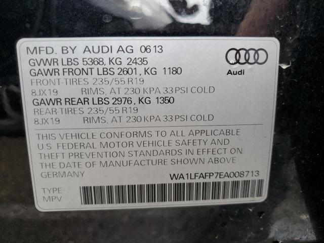 WA1LFAFP7EA008713 - 2014 AUDI Q5 PREMIUM PLUS BLACK photo 14