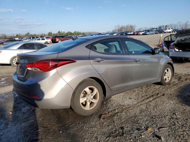 5NPDH4AE1EH462024 - 2014 HYUNDAI ELANTRA SE GRAY photo 3