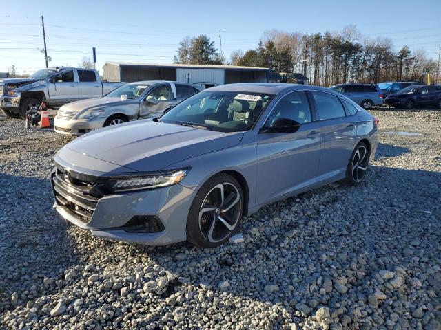 1HGCV2F3XMA033973 - 2021 HONDA ACCORD SPORT GRAY photo 1