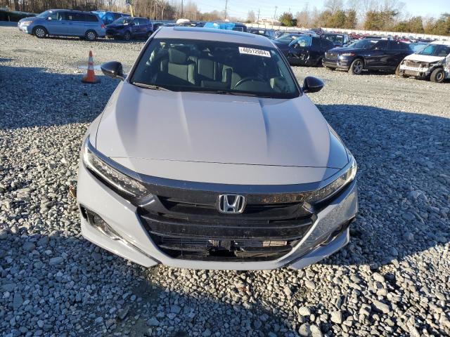 1HGCV2F3XMA033973 - 2021 HONDA ACCORD SPORT GRAY photo 5