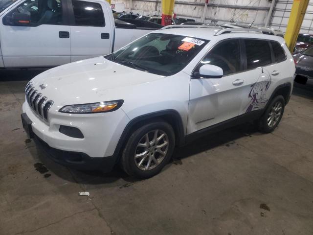 1C4PJLCB5FW584458 - 2015 JEEP CHEROKEE LATITUDE WHITE photo 1