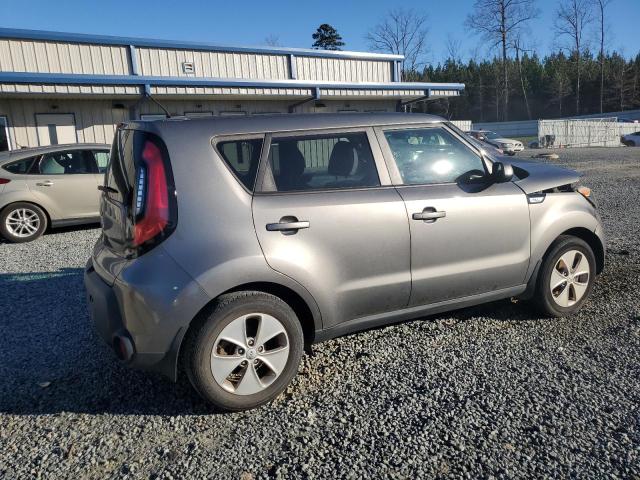 KNDJN2A20F7159280 - 2015 KIA SOUL GRAY photo 3