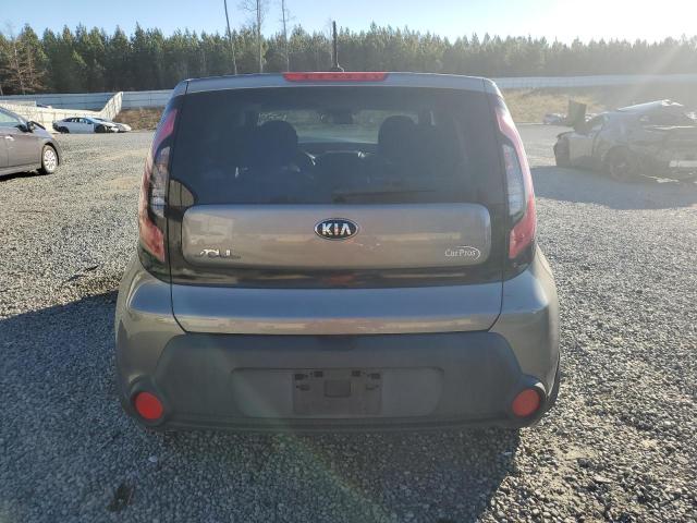 KNDJN2A20F7159280 - 2015 KIA SOUL GRAY photo 6