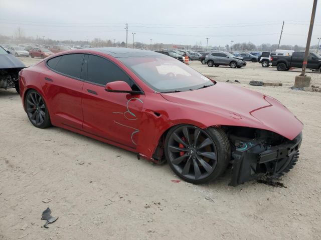 5YJSA1E48GF170206 - 2016 TESLA MODEL S RED photo 4