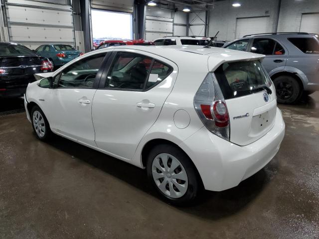 JTDKDTB34D1546631 - 2013 TOYOTA PRIUS C WHITE photo 2