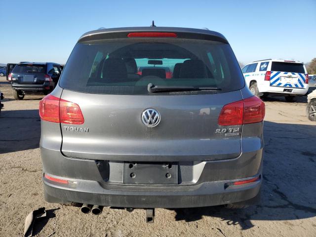 WVGBV7AX6CW004792 - 2012 VOLKSWAGEN TIGUAN S GRAY photo 6