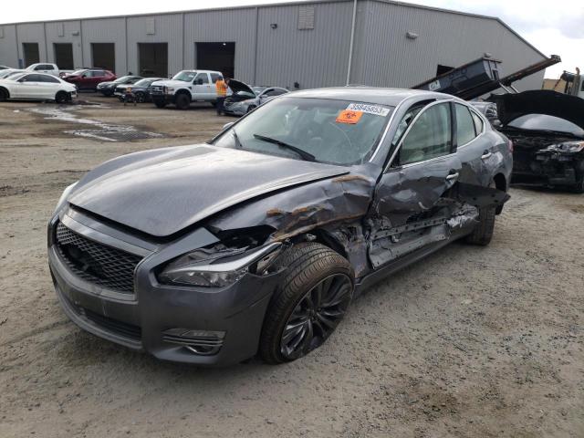 JN1BY1AR5GM270223 - 2016 INFINITI Q70 3.7 GRAY photo 2