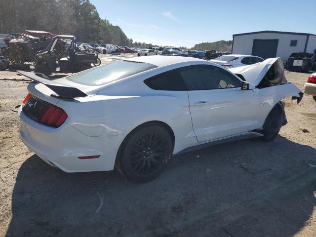 1FA6P8CF8H5343955 - 2017 FORD MUSTANG GT WHITE photo 3