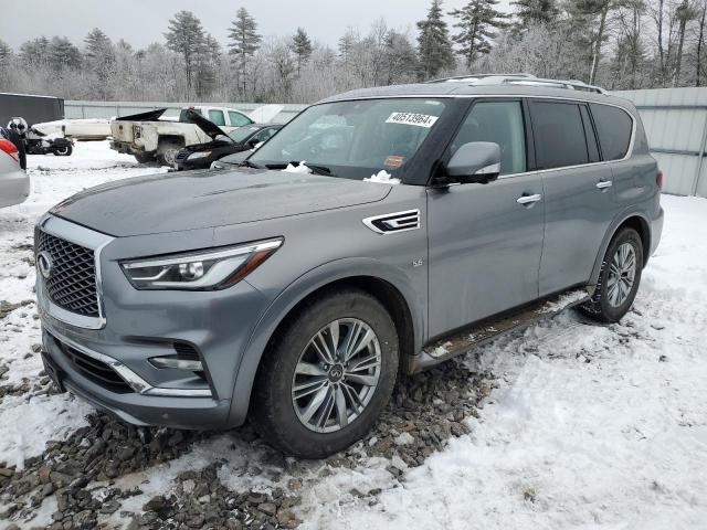 JN8AZ2NE4L9253658 - 2020 INFINITI QX80 LUXE GRAY photo 1