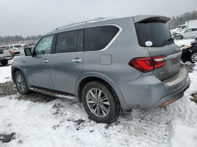 JN8AZ2NE4L9253658 - 2020 INFINITI QX80 LUXE GRAY photo 2