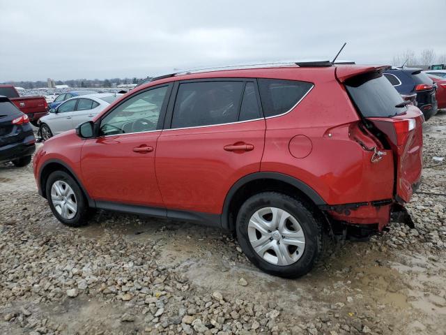 JTMBFREV5FJ028525 - 2015 TOYOTA RAV4 LE RED photo 2