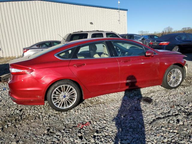 3FA6P0HD5ER296756 - 2014 FORD FUSION SE RED photo 3