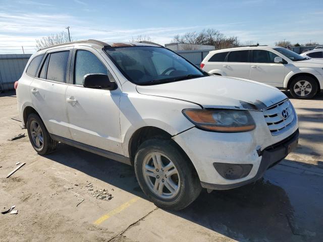 5NMSG3AB2AH357963 - 2010 HYUNDAI SANTA FE GLS WHITE photo 4