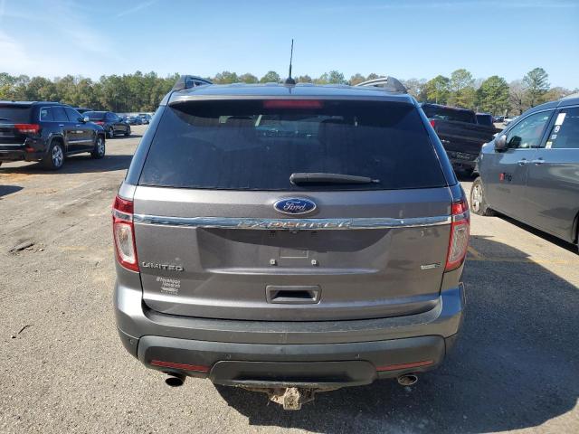 1FM5K8F8XEGC07842 - 2014 FORD EXPLORER LIMITED GRAY photo 6