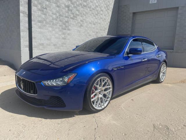 ZAM57RTA0E1087454 - 2014 MASERATI GHIBLI S ლურჯი ფოტო 2
