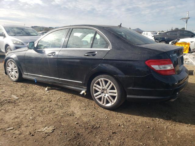 WDDGF54X09F240019 - 2009 MERCEDES-BENZ C 300 BLACK photo 2