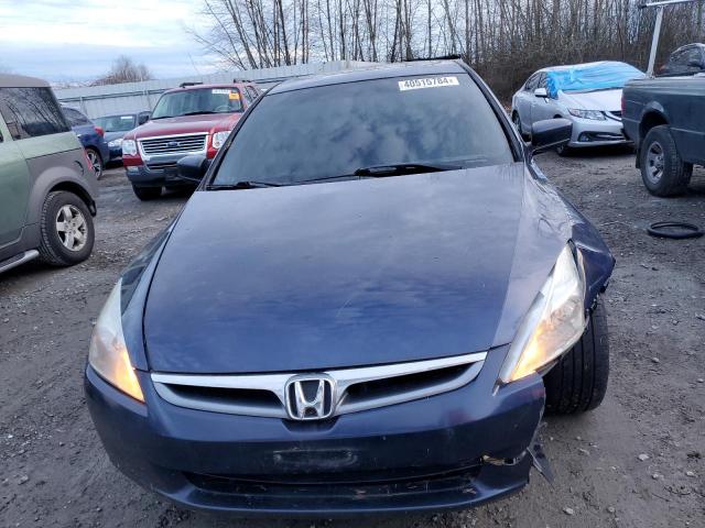 1HGCM56796A156495 - 2006 HONDA ACCORD EX BLUE photo 5