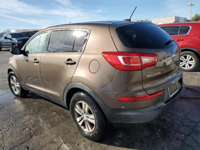 KNDPB3A27B7099565 - 2011 KIA SPORTAGE LX BROWN photo 2