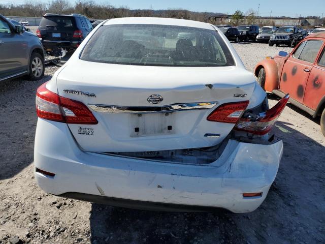 3N1AB7AP9EY303376 - 2014 NISSAN SENTRA S WHITE photo 6