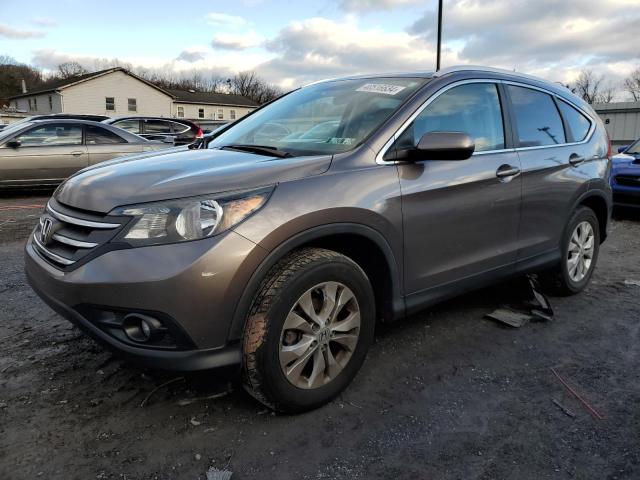 5J6RM4H70DL070701 - 2013 HONDA CR-V EXL GRAY photo 1