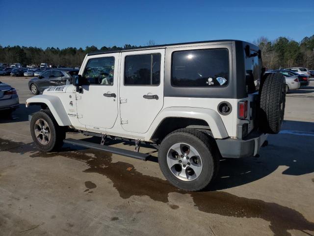 1C4BJWEG6DL653211 - 2013 JEEP WRANGLER U SAHARA WHITE photo 2